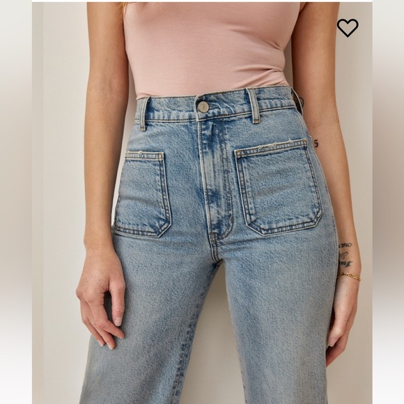 Reformation Denim - Reformation patch pocket jeans